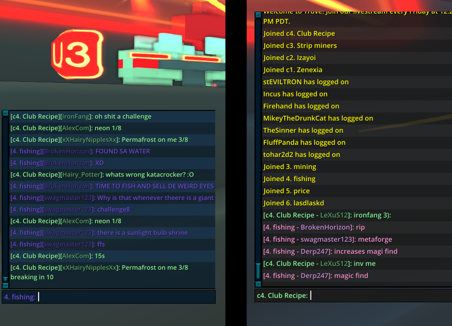 Image of 'Trove - Improved Chat' Project